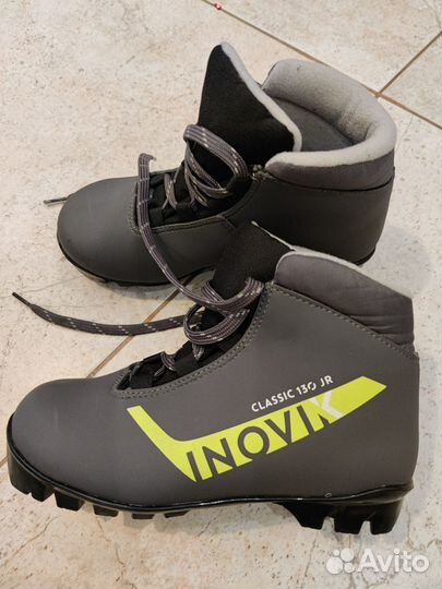 Лыжные ботинки декатлон 33р