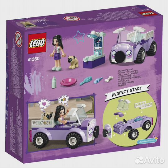 Lego Friends 41360 Передвижная ветклиника Эммы
