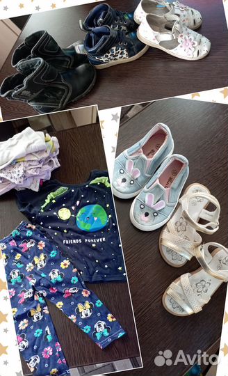 Вещи пакетом для девочки 86-104