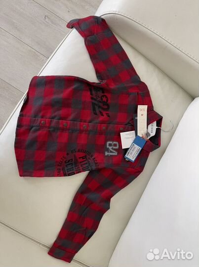 Рубашка для мальчика 134 новая