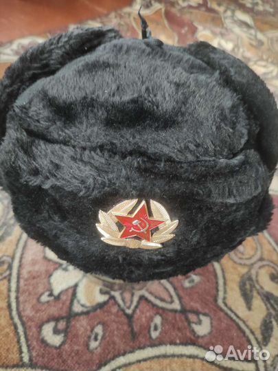 Шапка ушанка мужская