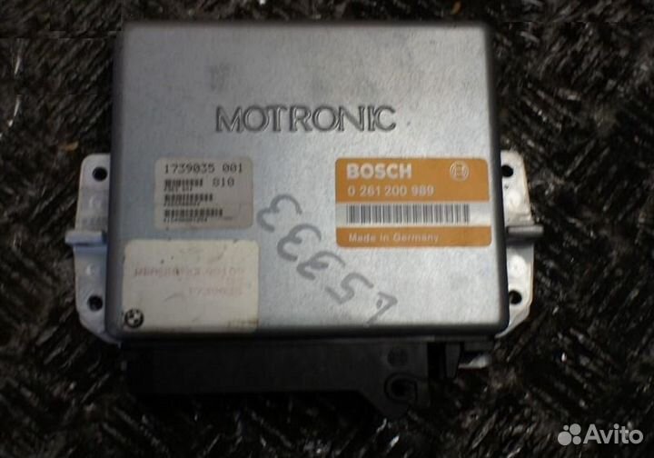 Блок управления двигателем BMW 3 E30 1.8 1739035