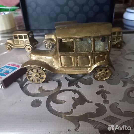 Модель автомобиля латунь