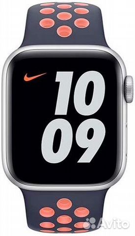 Ремешок Apple 40mm Blue Black/Bright Mango Nike