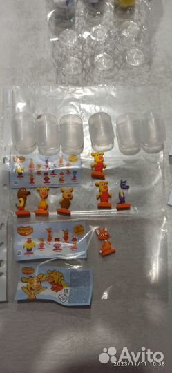 Игрушки из киндера Оранжевая корова (5 фигурок)