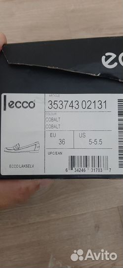 Обувь ecco женская 36