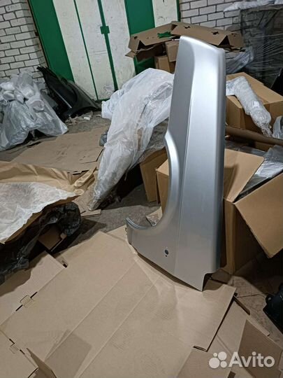 Крыло левое ваз 2109 цвет серебристый снежная коро