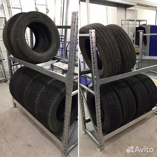 Стеллаж для хранения колес