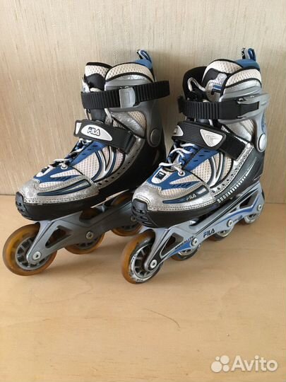 Роликовые коньки Fila регулируемые р.32-35