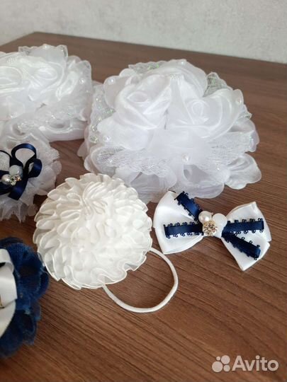 Банты школьные для волос, резинки, заколки