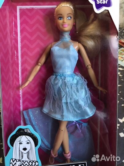 Кукла гимнастка новая