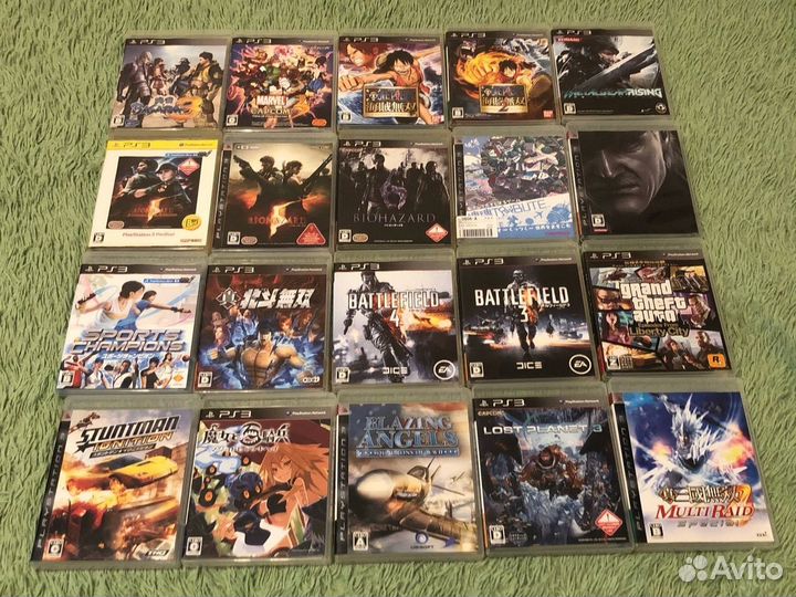 Диски PS3 японского региона ntsc-J