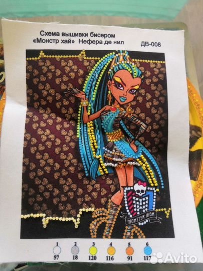 Схема для вышивания бисером