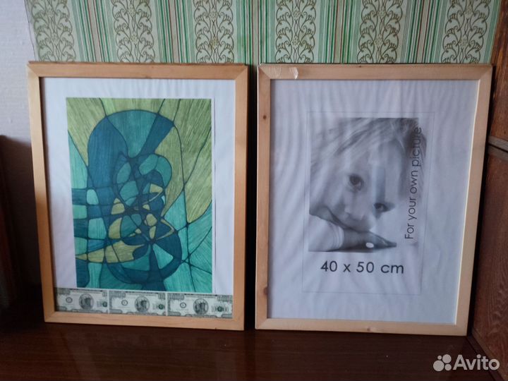 Рамка для фото, багет дерево