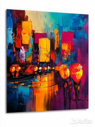 Картина маслом ручной работы