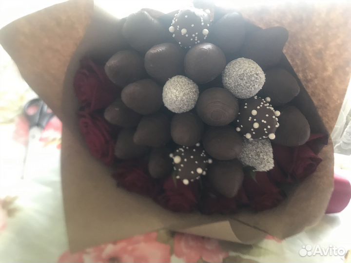 Клубника в шоколаде /съедобный букет