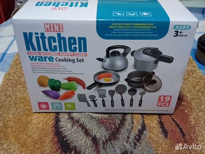 Детская игровая посуда новая