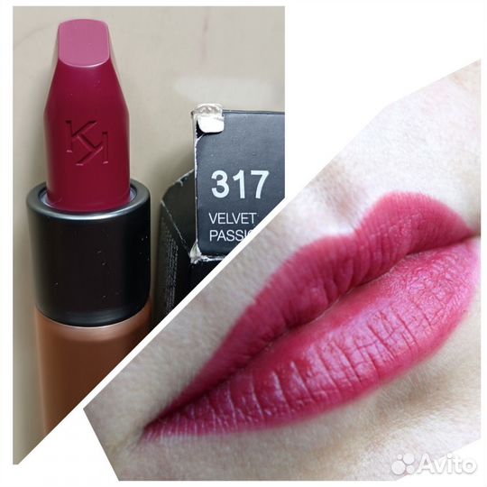 Kiko milano помада velvet passion 317