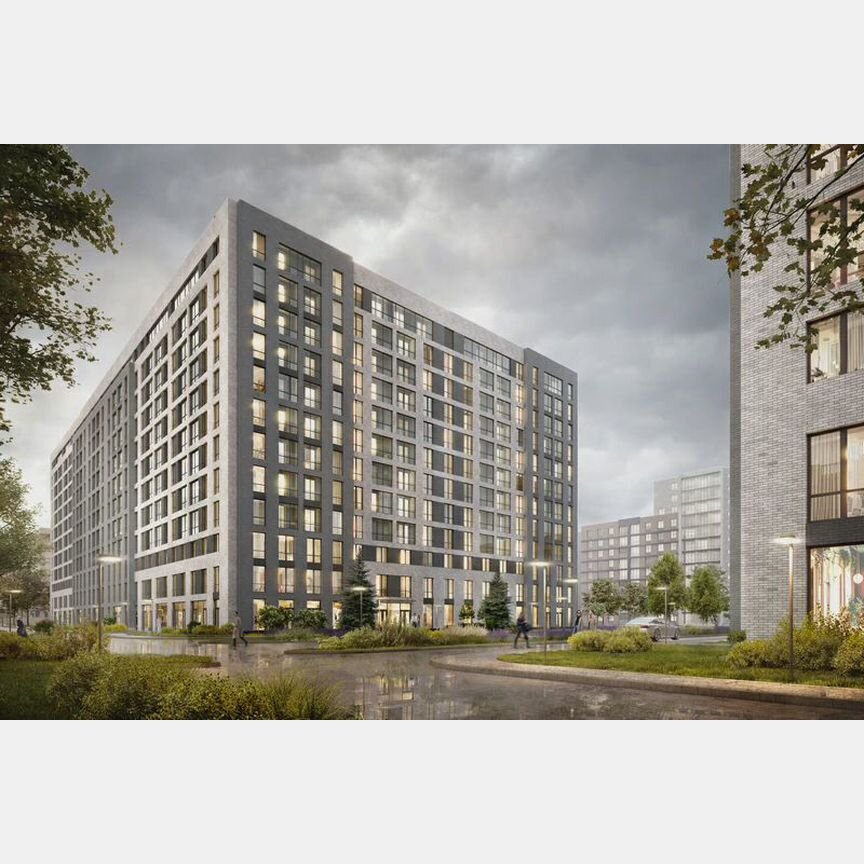 1-к. квартира, 50,6 м², 2/12 эт.