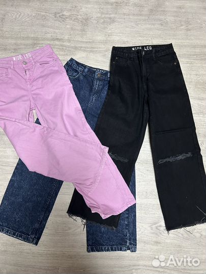 Джинсы sela 140 см
