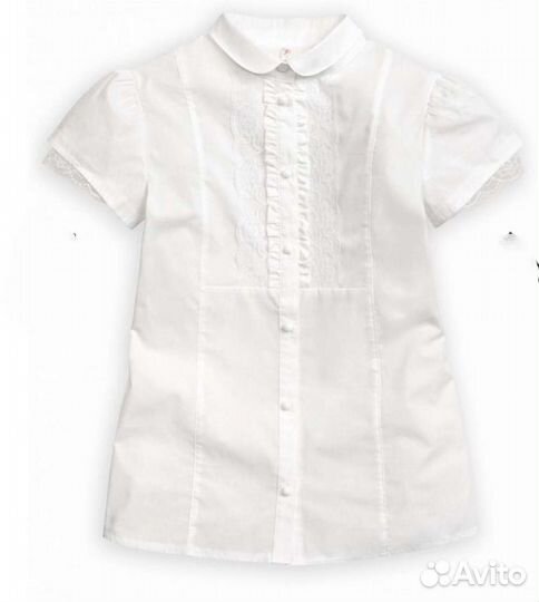 Блузка школьная 146 новая