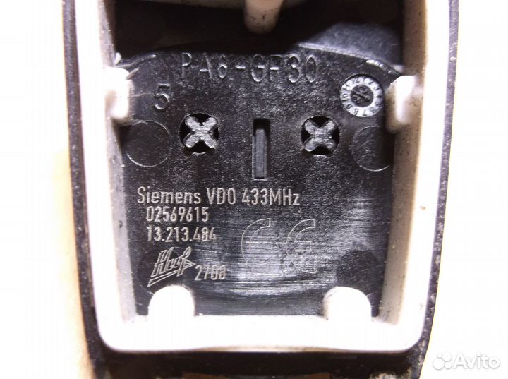 Opel чип ключ 2 кнопки 433MHz Siemens VDO PCF7935