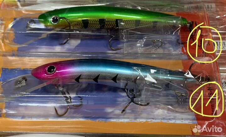 Воблеры Halco Sorcerer 125 DD (3 и 5 метров )