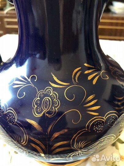 Графин кобальтовый лфз