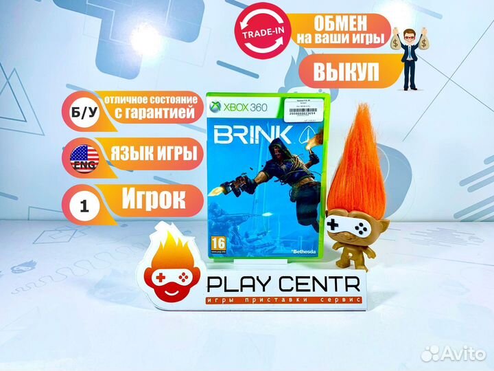 Диск для Xbox 360 Brink б/у с гарантией