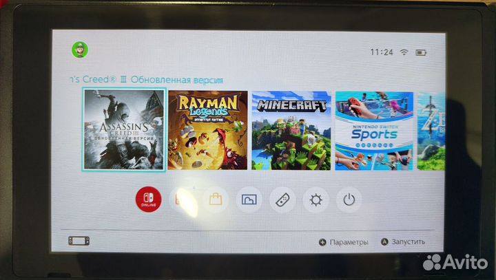 Nintendo switch прошитая 160gb, 400+ игр