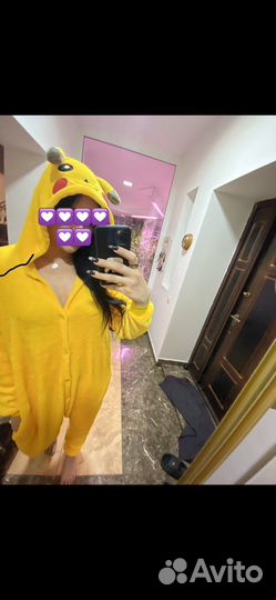 Пижама кигуруми пикачу