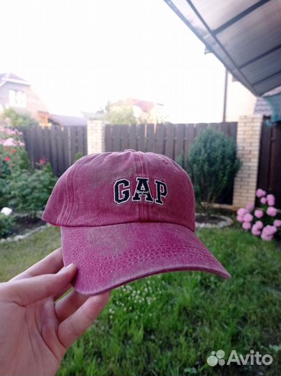 Кепка/Бейсболка мужская/женская gap бордовая