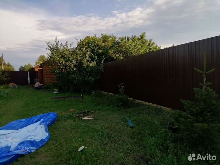 Металлический забор профлист