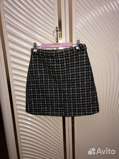 Юбка твидовая