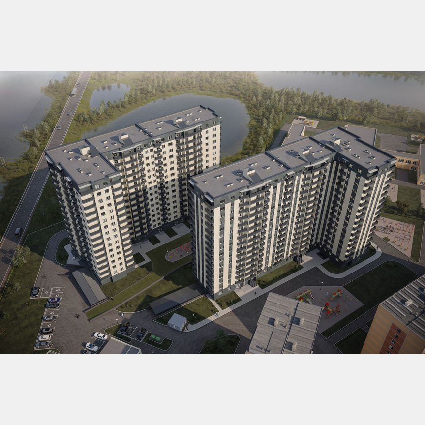 1-к. квартира, 38,4 м², 7/16 эт.