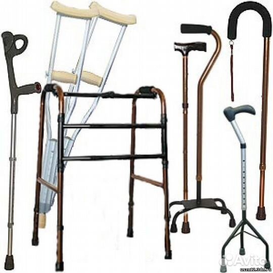 Костыли, инвалидное кресло