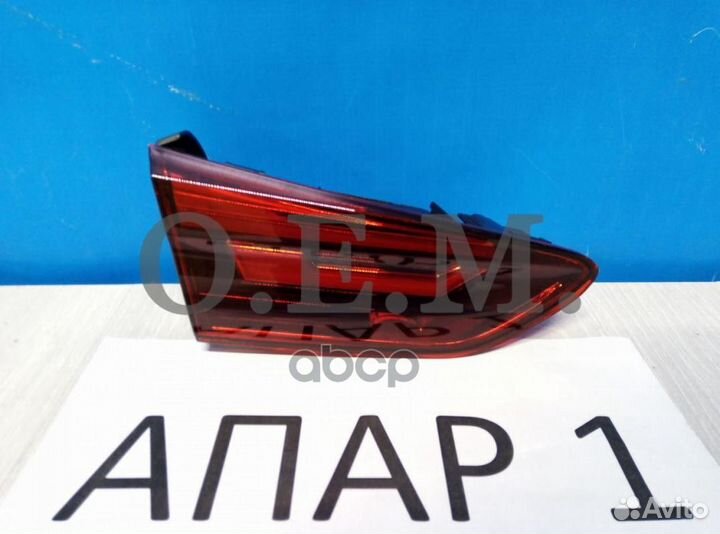 Фонарь левый внутренний Volkswagen Polo sedan 6