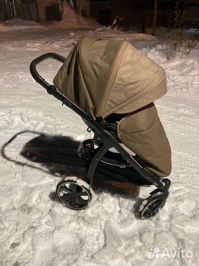 Коляска Noordi Fjordi Sport Leather Melange 2 в 1