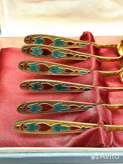 Ложки кофейные серебро