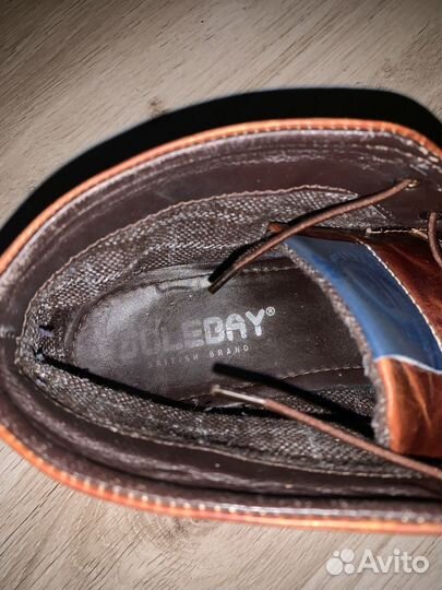 Ботинки кожа