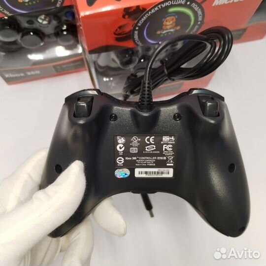 Геймпады xbox 360 чёрные новые