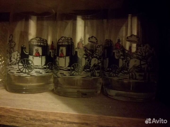 Стаканы с каретой СССР