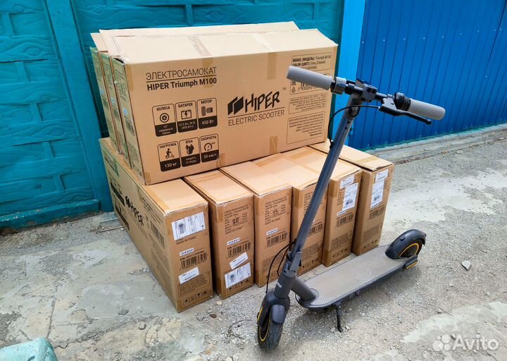 Электросамокат Hiper Triumph M100 Gray