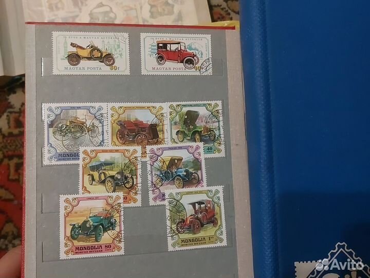 Почтовые марки.Поезда.Транспорт