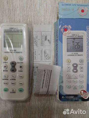 Пульт для кондиционера универсальный