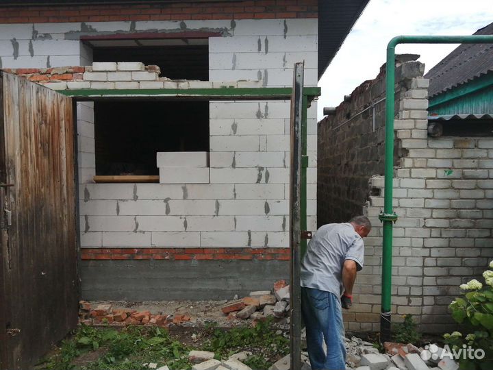 Ворота гаражные металлические бу