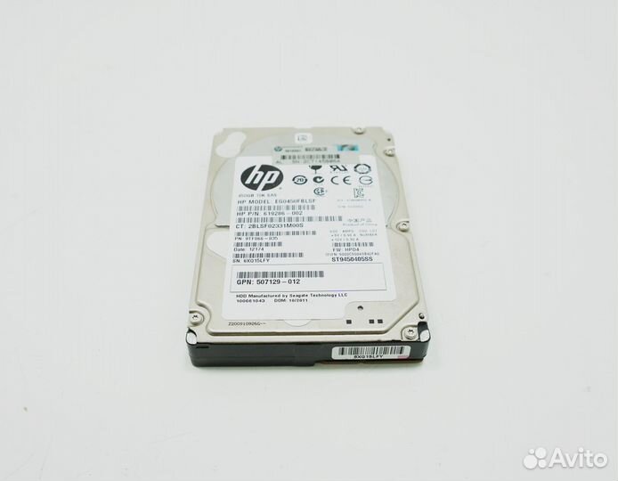 Серверный жесткий диск HP 2,5 SAS 450GB 10K