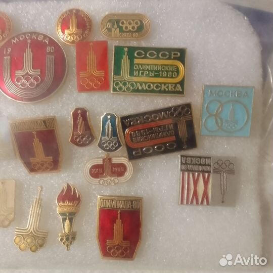 Значки СССР олимпиада 80