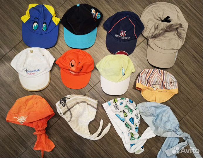 Шапки весна-лето-зима, шлем, кепка, бандана 0-9лет