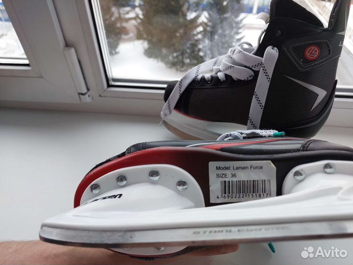 Коньки хоккейные 36 размер larsen